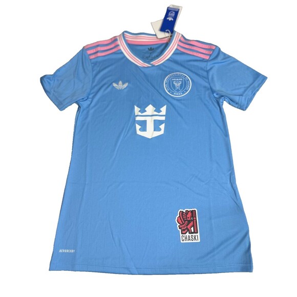 adidas Tops - Adidas MLS Inter Miami CF 25/26 3rd soccer Jersey Blue KA7503 Women's small